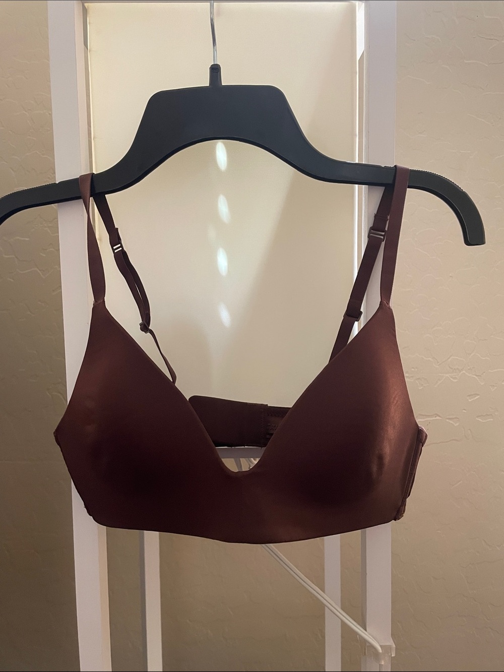 SKIMS Brown Seamless Bra